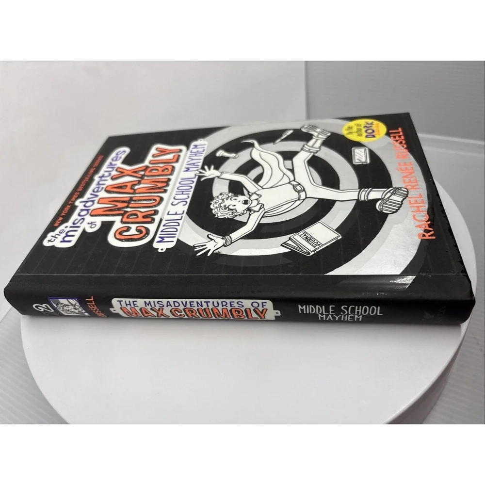 The Misadventures of Max Crumbly 2:‎ Middle School Mayhem (2) Hardcover Like New